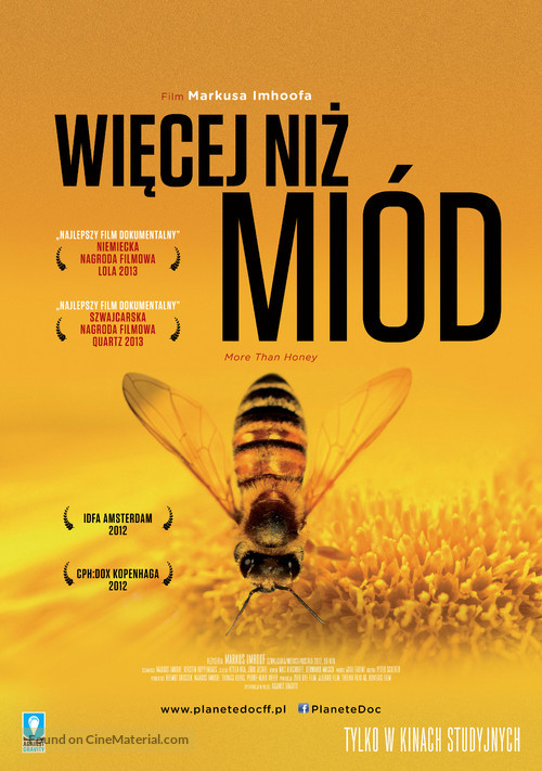 More Than Honey - Polish Movie Poster