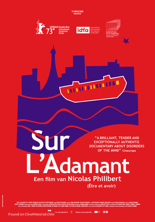 Sur l&#039;Adamant - Dutch Movie Poster