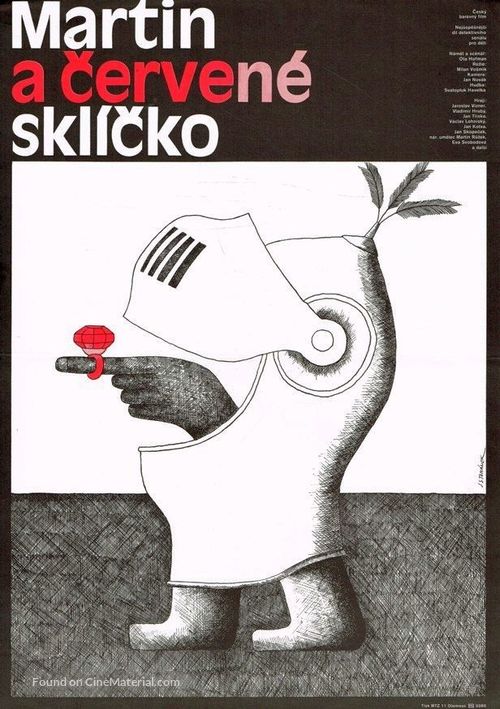 Martin a cerven&eacute; skl&iacute;cko - Czech Movie Poster