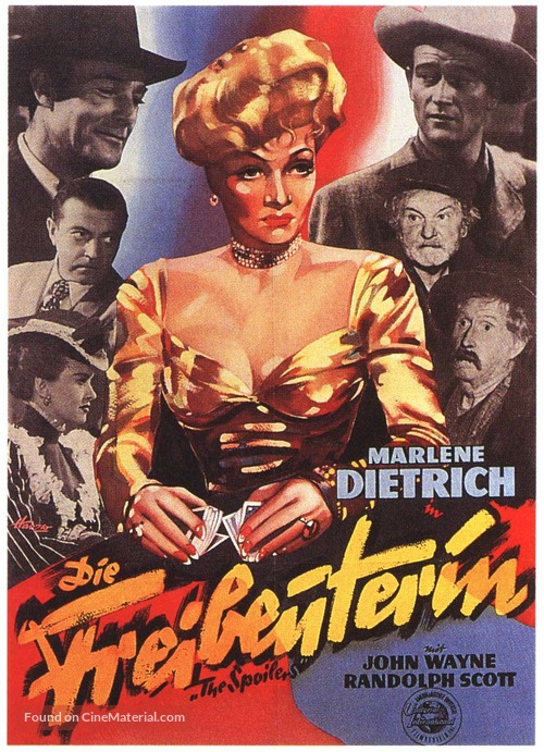 The Spoilers - German Movie Poster