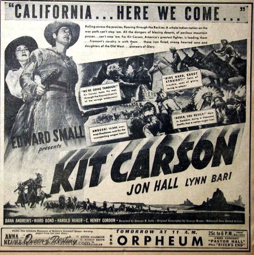 Kit Carson - poster