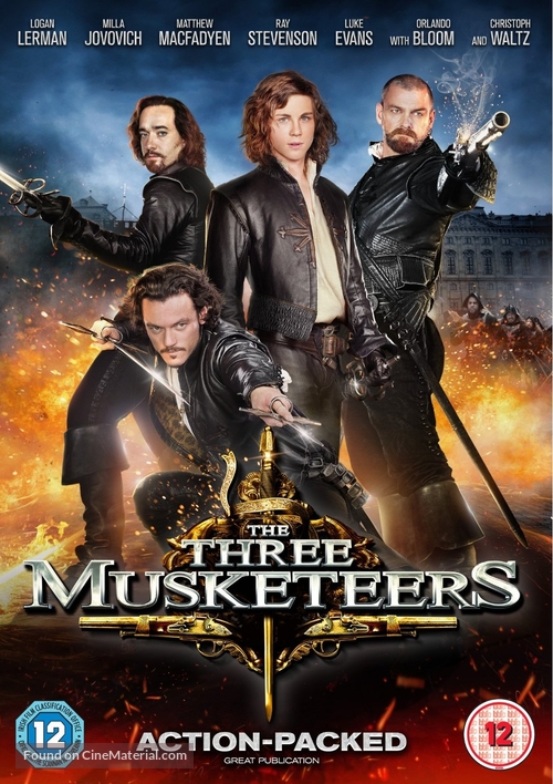 The Three Musketeers - British DVD movie cover