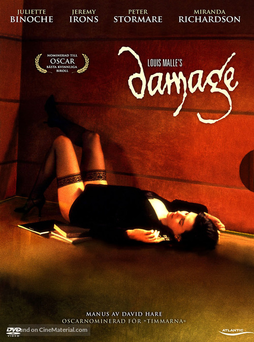 Damage - Swedish DVD movie cover