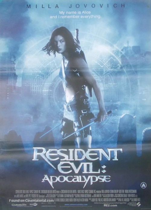 Resident Evil: Apocalypse - Indian Movie Poster