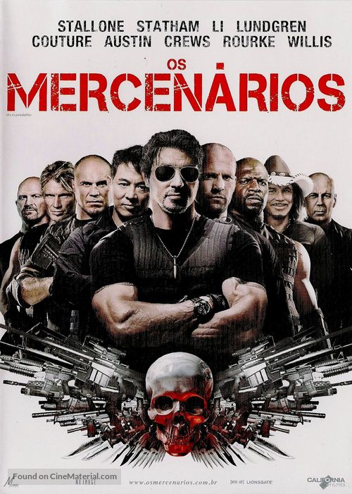 The Expendables - Brazilian DVD movie cover