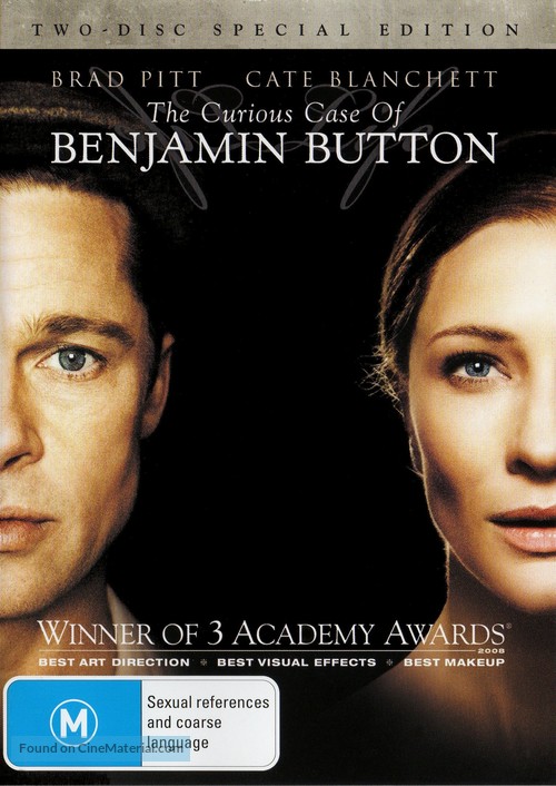 The Curious Case of Benjamin Button - Australian Movie Cover