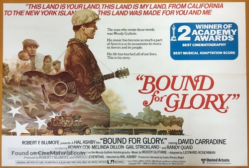 Bound for Glory - British Movie Poster
