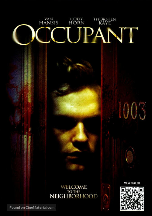 Occupant - DVD movie cover
