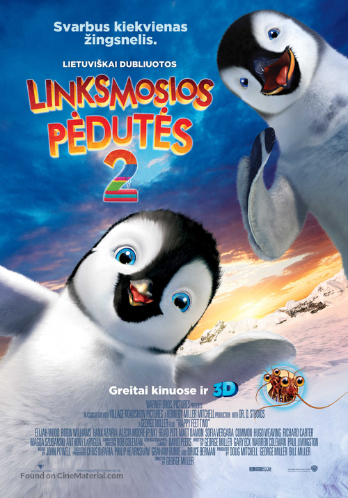 Happy Feet Two - Lithuanian Movie Poster
