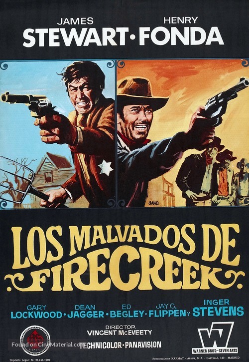 Firecreek - Spanish Movie Poster