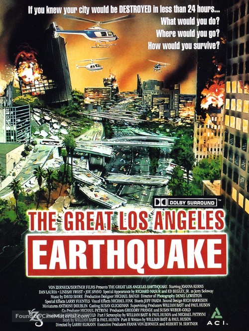 The Big One: The Great Los Angeles Earthquake - Movie Poster