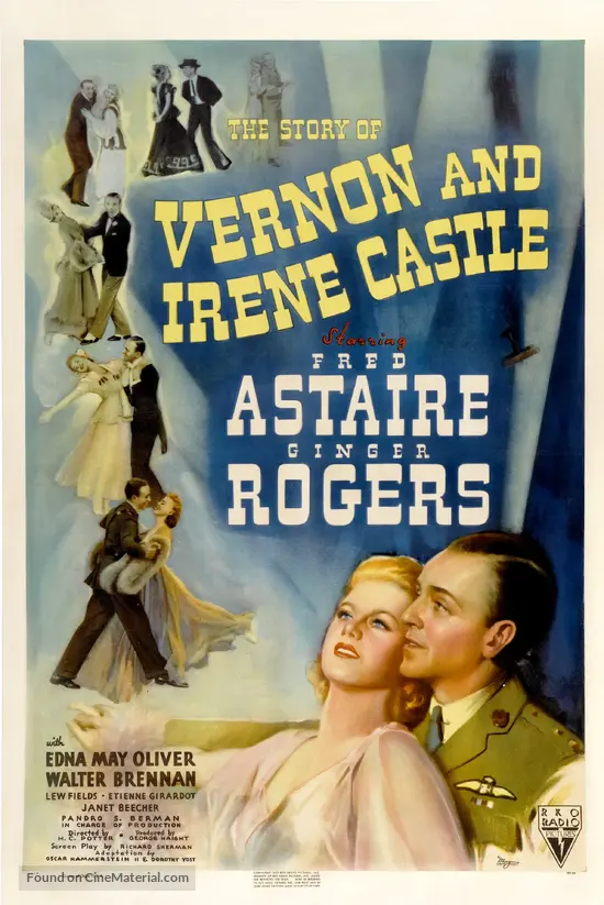 The Story of Vernon and Irene Castle (1939) movie poster