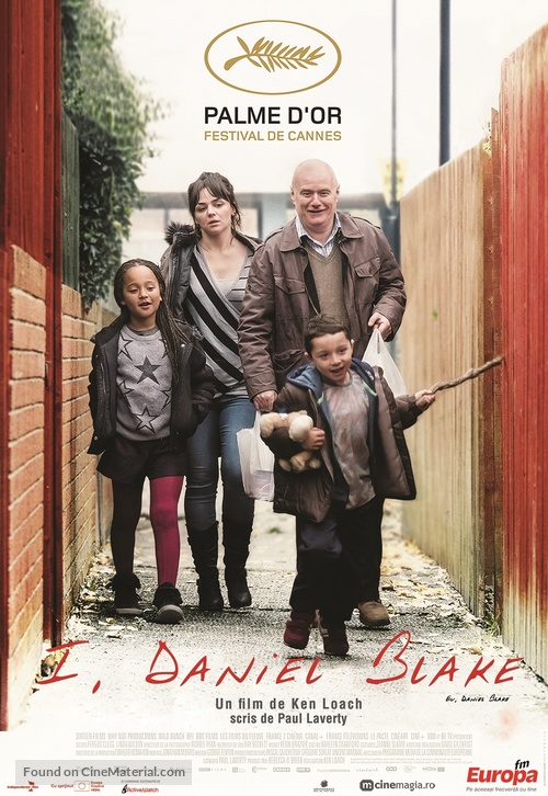 I, Daniel Blake - Romanian Movie Poster