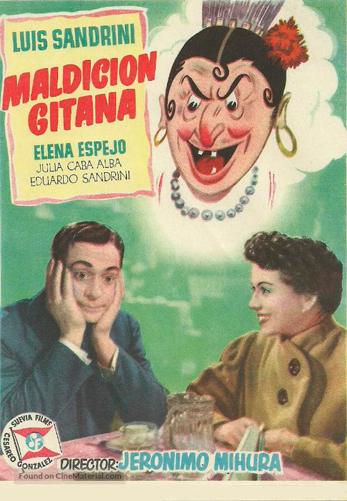 Maldici&oacute;n gitana - Spanish Movie Poster