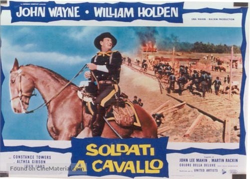 The Horse Soldiers - Italian Movie Poster