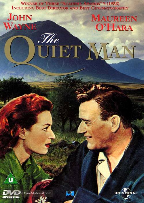 The Quiet Man - British DVD movie cover