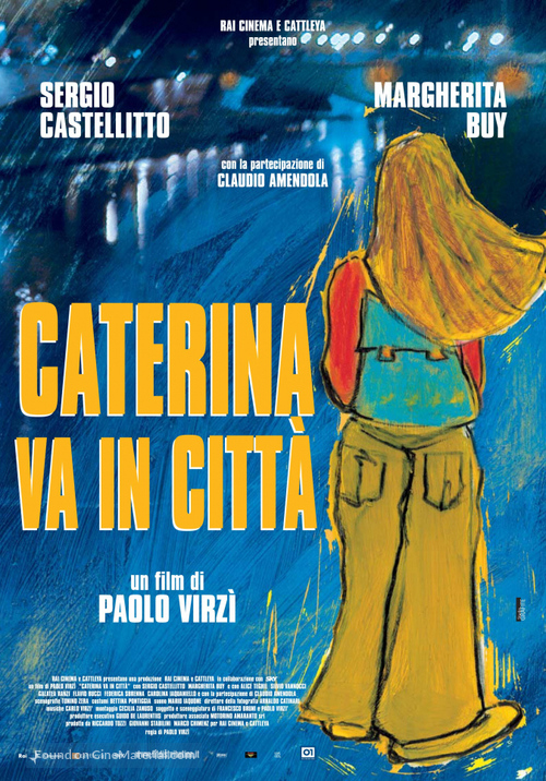 Caterina va in citt&agrave; - Italian Movie Poster