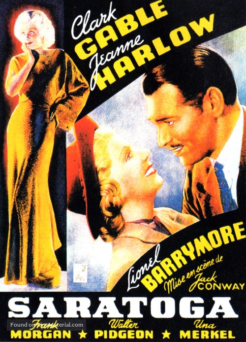 Saratoga - Belgian Movie Poster