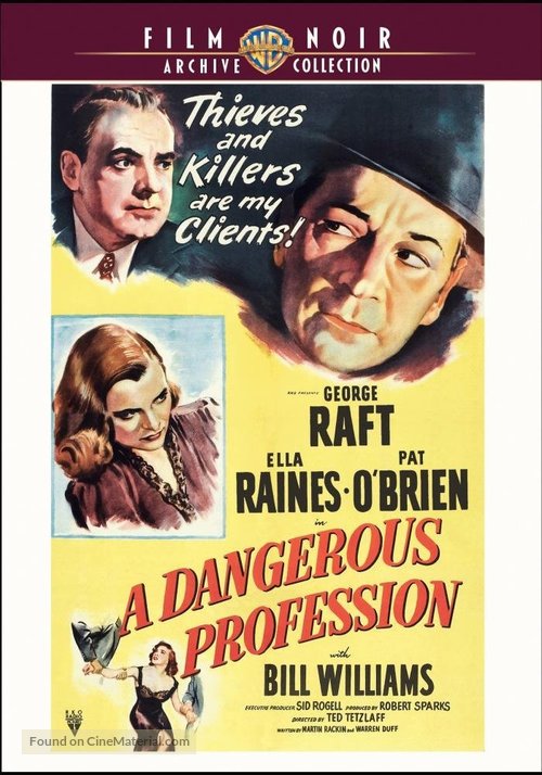 A Dangerous Profession - DVD movie cover