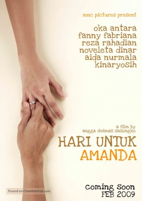 Hari untuk Amanda - Indonesian Movie Poster