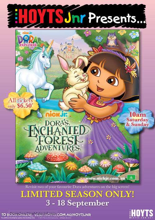 Dora&#039;s Enchanted Forest Adventures - Australian Movie Poster