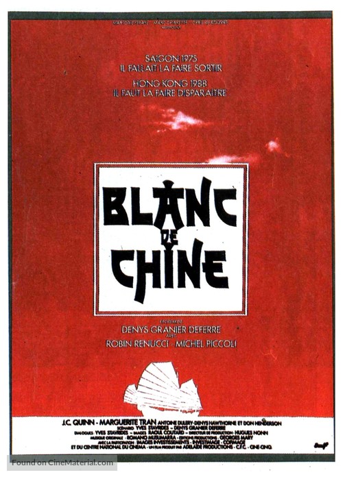 Blanc de Chine - French Movie Poster