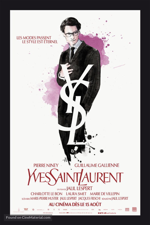 Yves Saint Laurent - Canadian Movie Poster