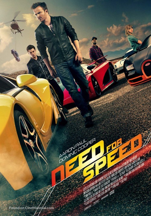 Need for Speed - Swiss Movie Poster