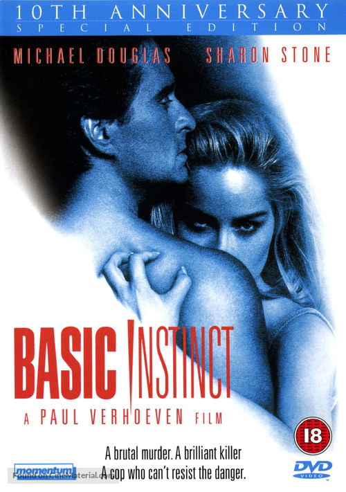 Basic Instinct - British DVD movie cover