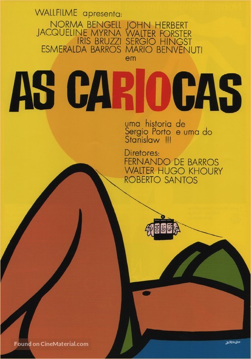 As Cariocas - Brazilian Movie Poster