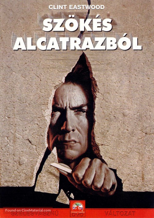 Escape From Alcatraz - Hungarian DVD movie cover