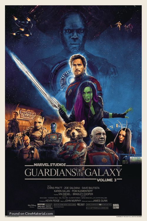 Guardians of the Galaxy Vol. 3 - British Movie Poster