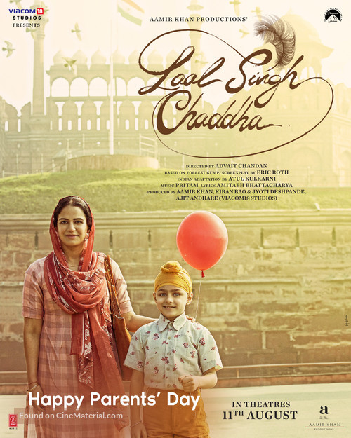 Laal Singh Chaddha - Indian Movie Poster