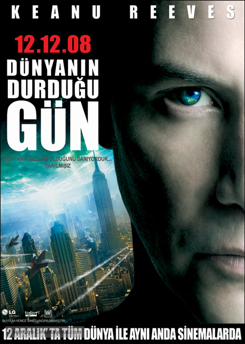 The Day the Earth Stood Still - Turkish Movie Poster