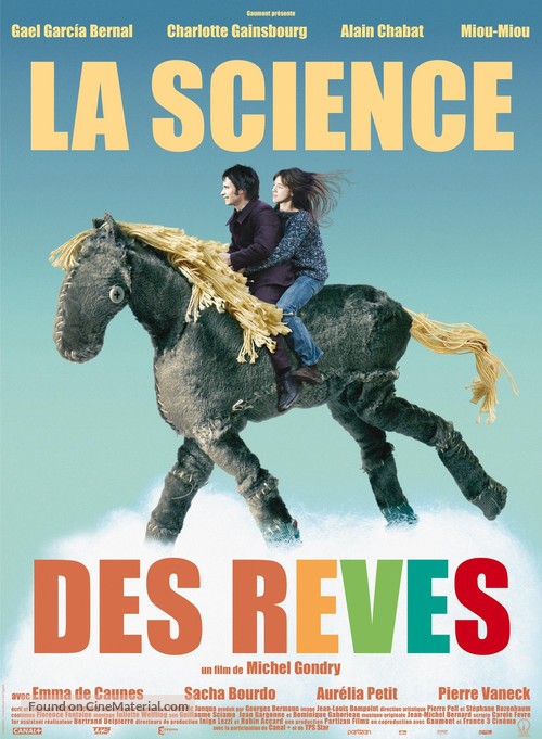 La science des r&ecirc;ves - French Movie Poster