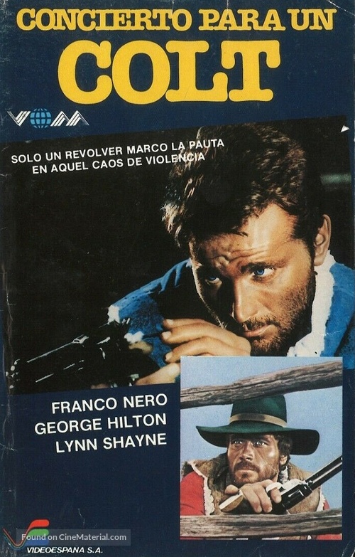 Le colt cantarono la morte e fu... tempo di massacro - Spanish VHS movie cover