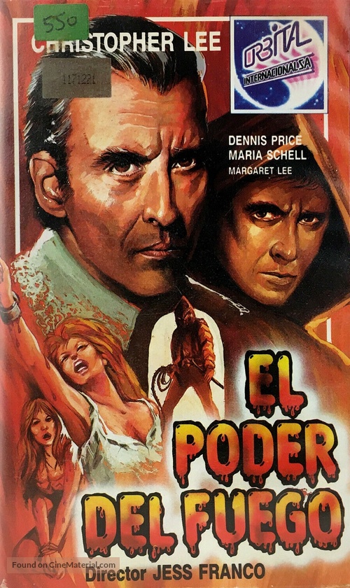Il trono di fuoco - Spanish VHS movie cover