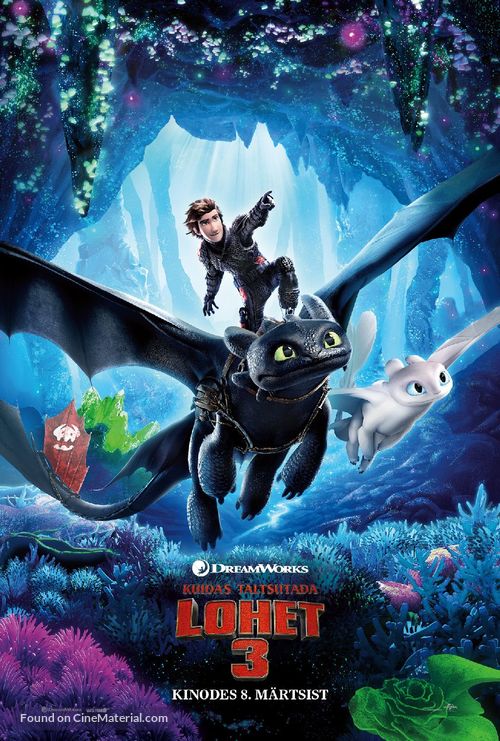 How to Train Your Dragon: The Hidden World - Estonian Movie Poster
