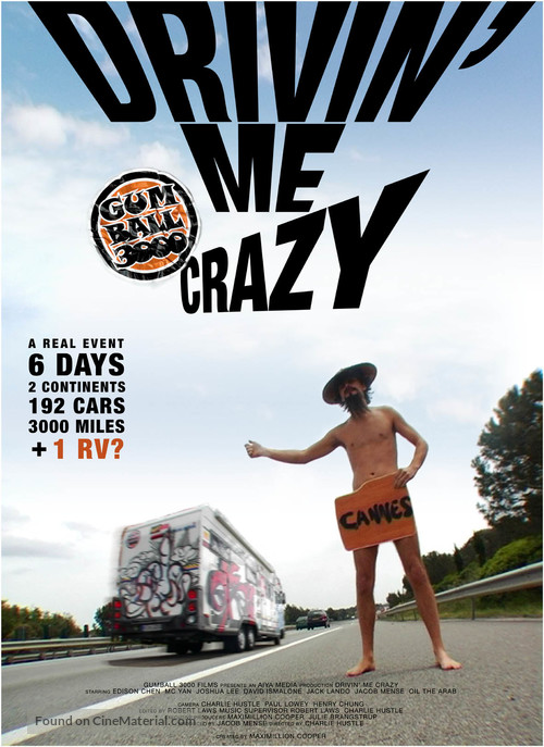 Gumball 3000: Drivin&#039; Me Crazy - Movie Poster