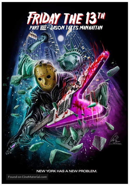 Friday the 13th Part VIII: Jason Takes Manhattan - Argentinian poster