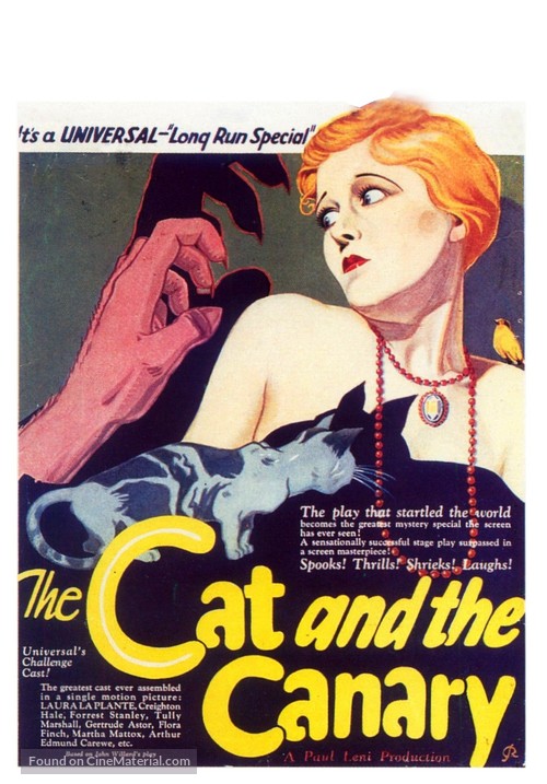 The Cat and the Canary - Movie Poster