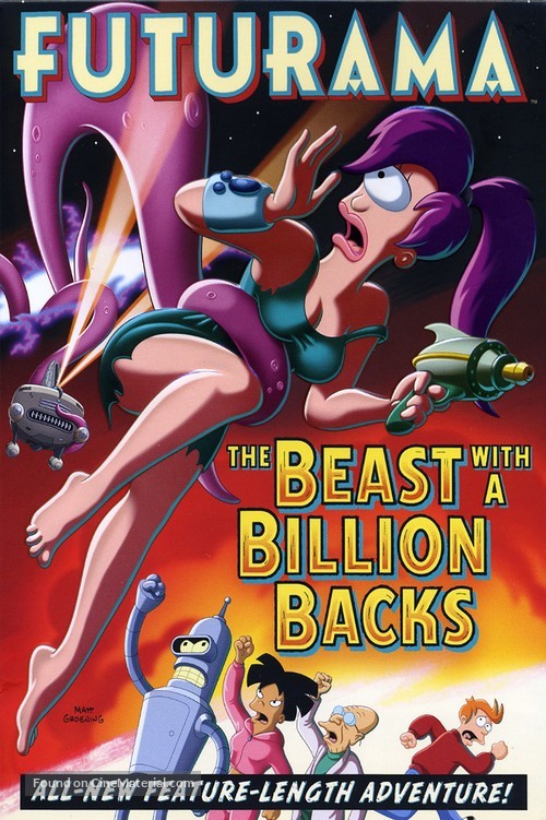 Futurama: The Beast with a Billion Backs - DVD movie cover