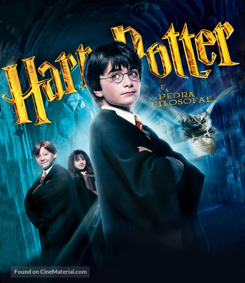 Harry Potter and the Philosopher&#039;s Stone - Brazilian Blu-Ray movie cover