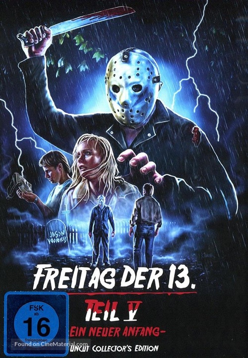 Friday the 13th: A New Beginning - German Blu-Ray movie cover