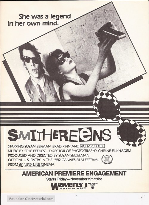 Smithereens - Movie Poster