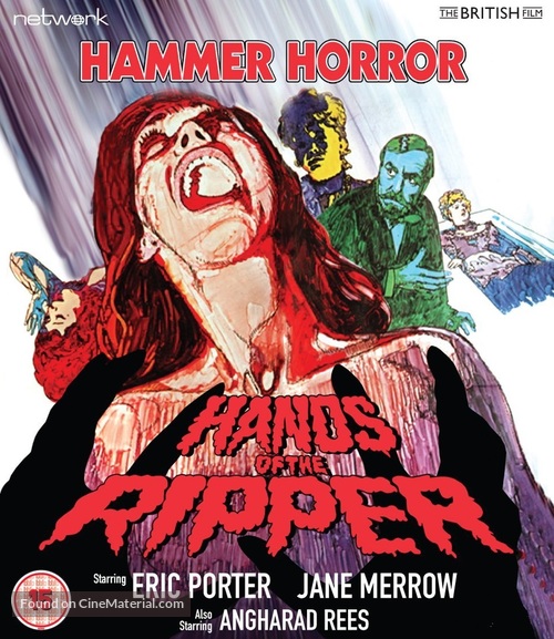Hands of the Ripper - British Blu-Ray movie cover