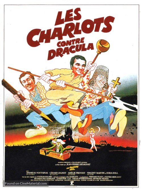Charlots contre Dracula, Les - French Movie Poster