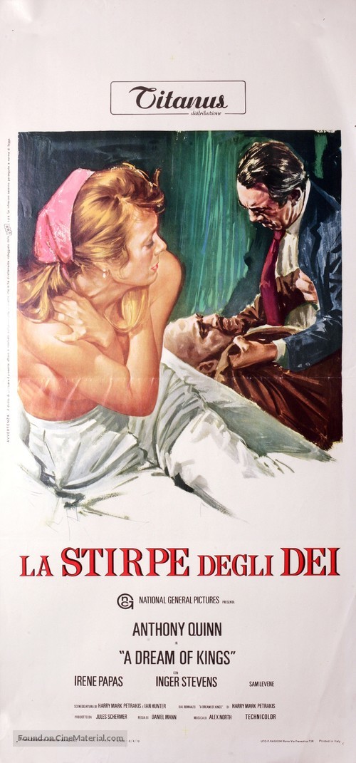 A Dream of Kings - Italian Movie Poster