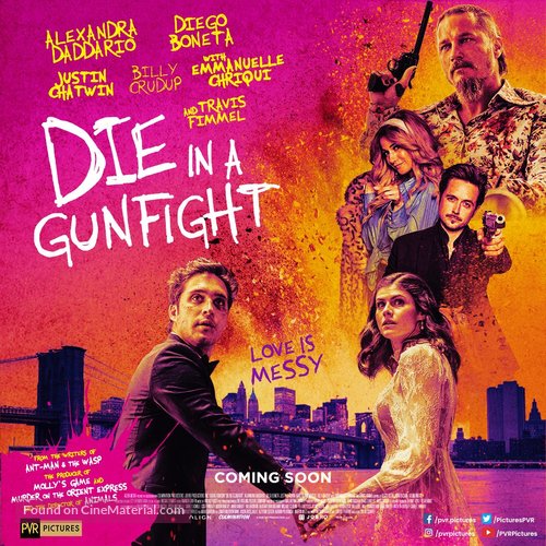 Die in a Gunfight - Indian Movie Poster