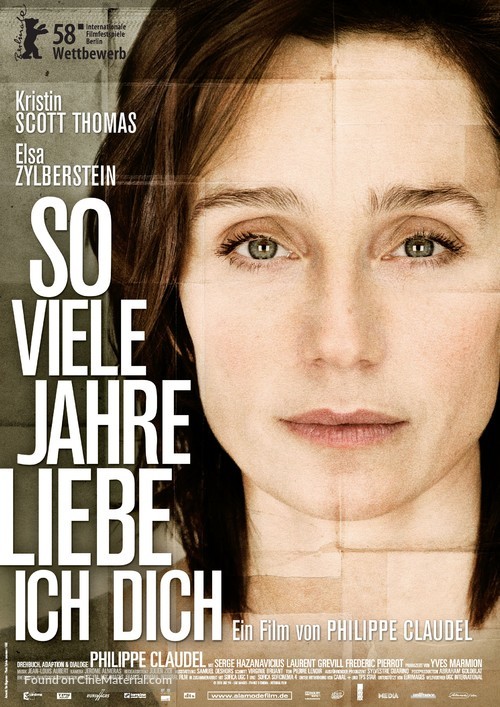 Il y a longtemps que je t&#039;aime - German Movie Poster